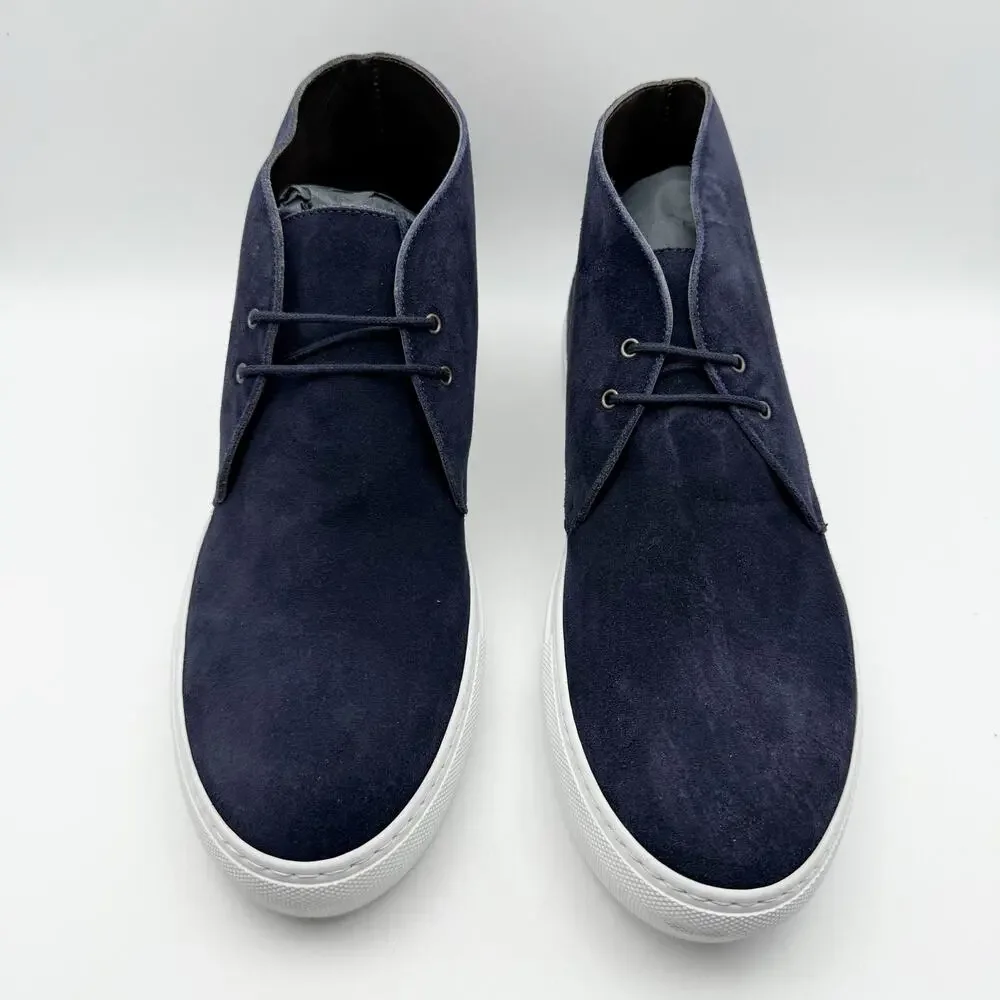 To Boot New York Mens Woodrow Chukka Boots Size 11M EU 44 Navy Blue Leather NIB